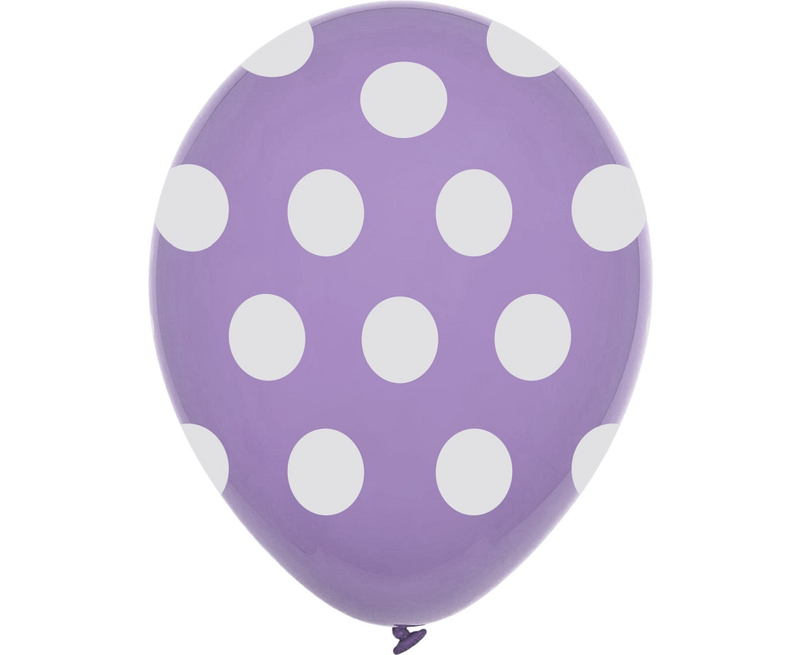 Balloons Polka dots, 12"/ 5 pcs.